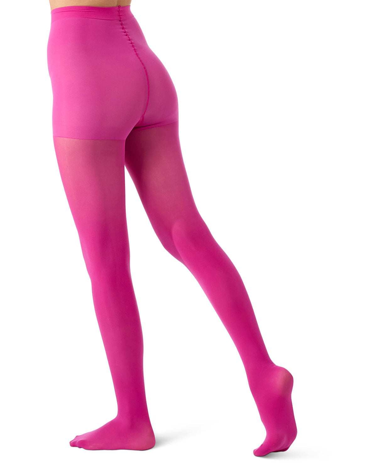 Women's Perfectly Opaque Control Top Tights : Color: Fuchsia