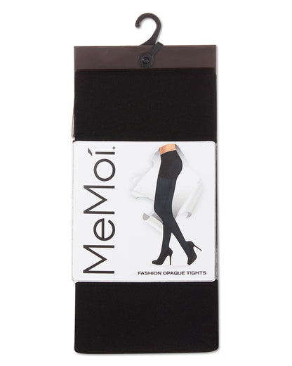 Women's Perfectly Opaque Control Top Tights : Color: Black