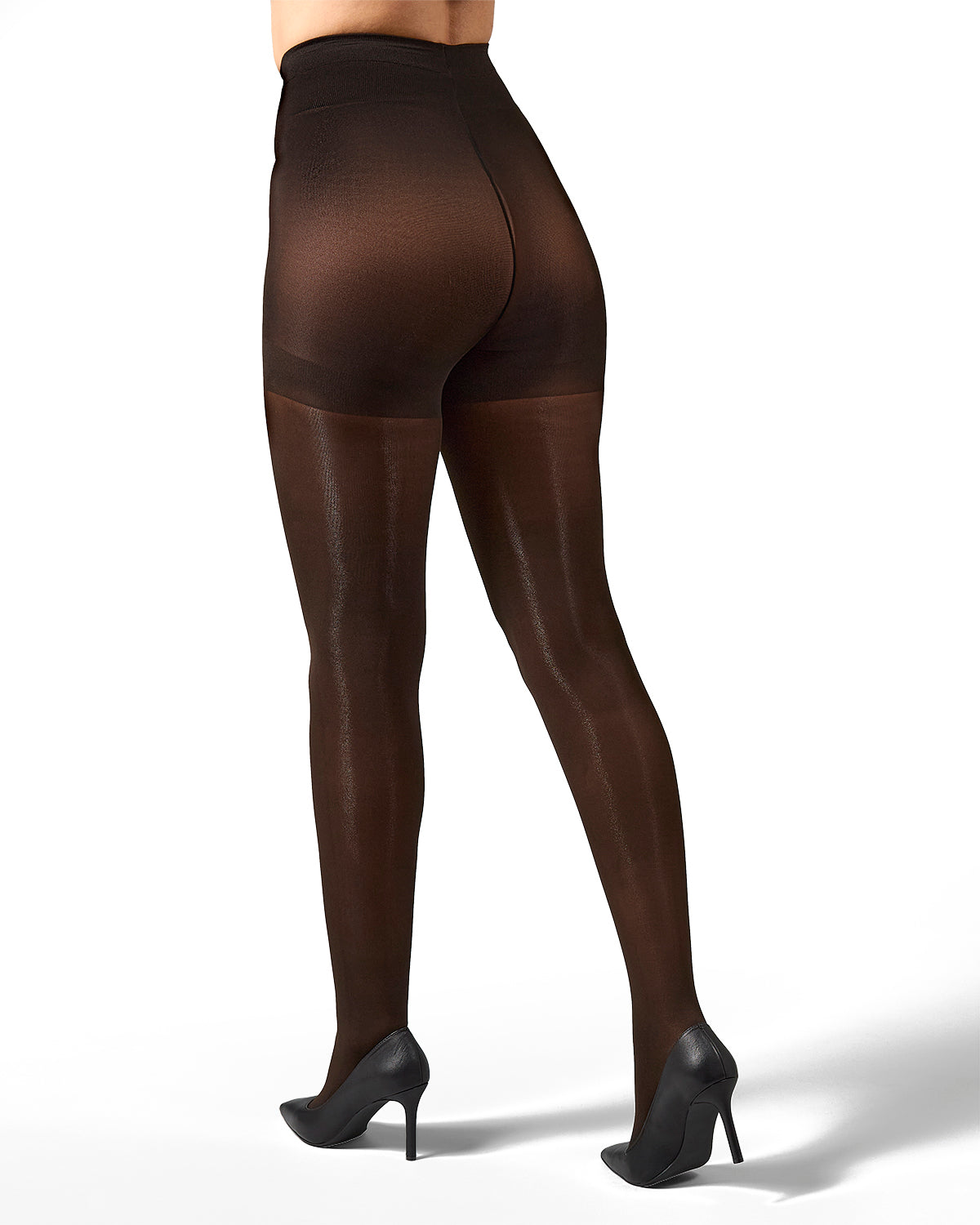 Perfectly Opaque Shaper Tights: Color: Dark Chocolate