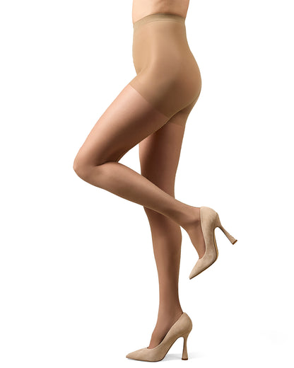 Lurex Backseam Sheer Pantyhose