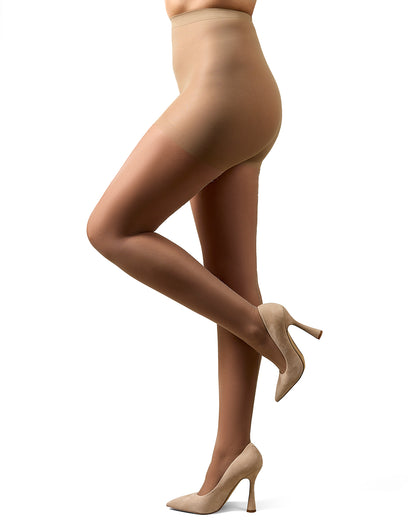 Lurex Backseam Sheer Pantyhose