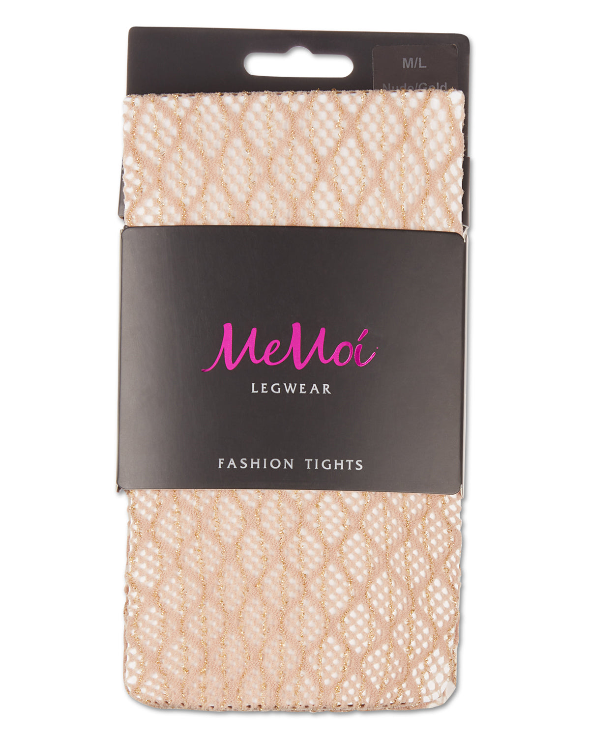 Infinite Diamond Lurex Net Tights : Color: Black/Silver