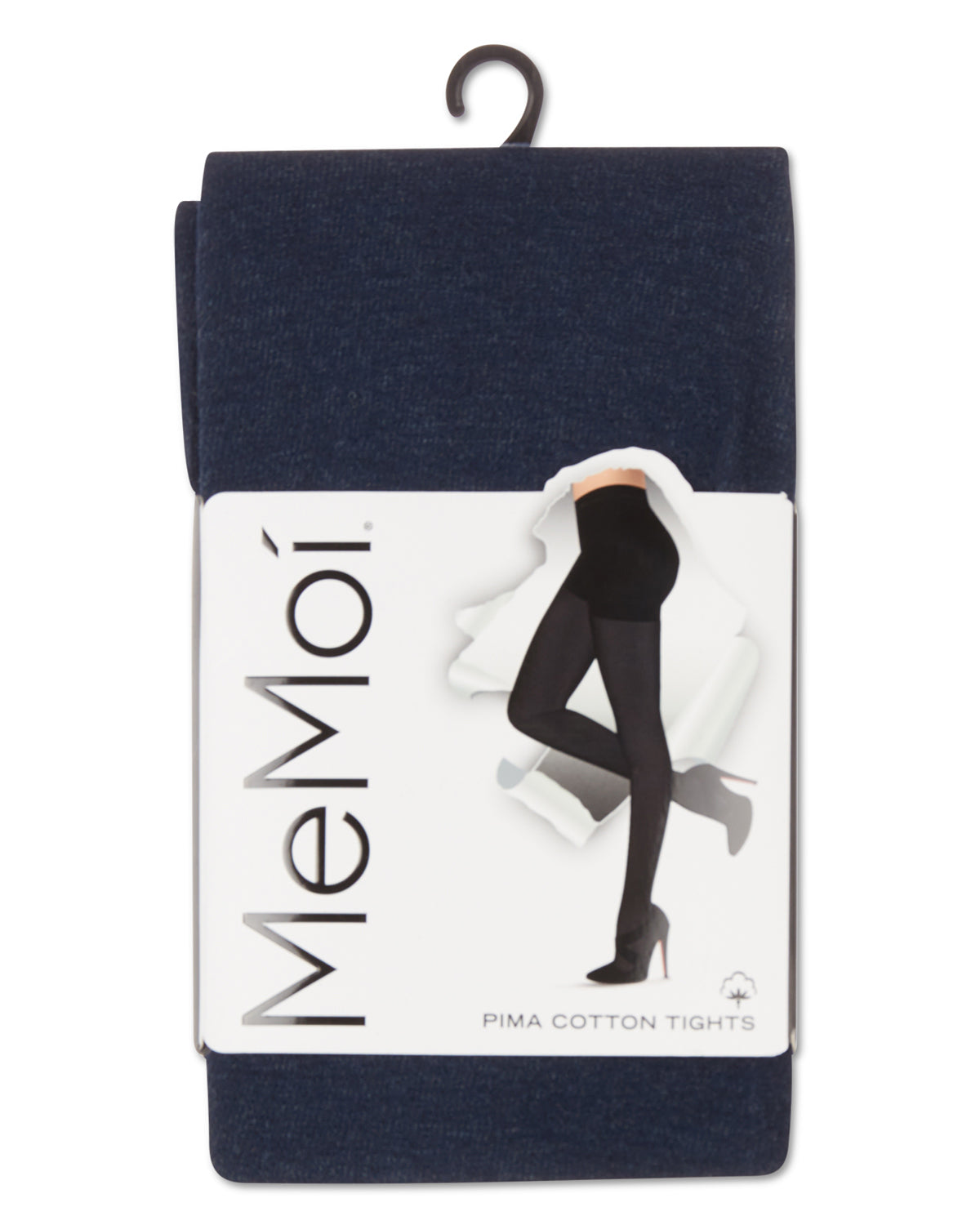 Soft Pima Cotton Tights with Comfort Waist : Color: Denim
