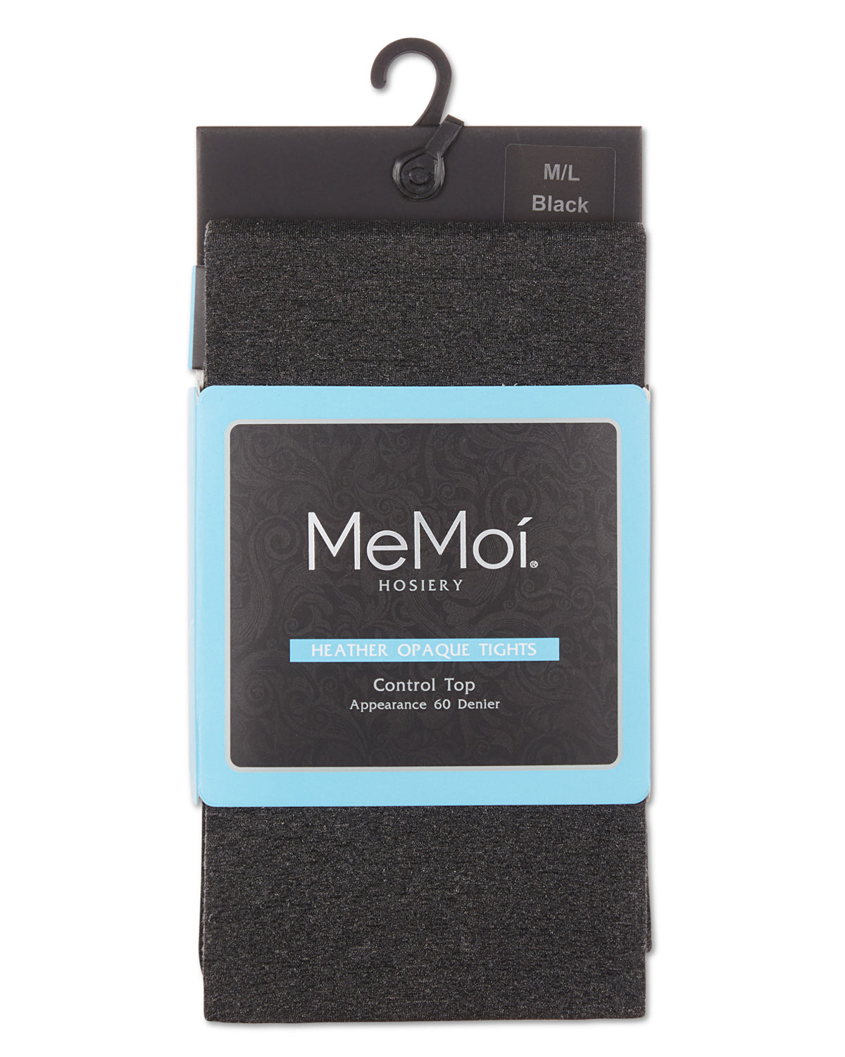 Heather Flat Knit Opaque Tights : Color: Black