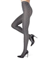 Juneau Diamonds Cotton Blend Sweater Tights