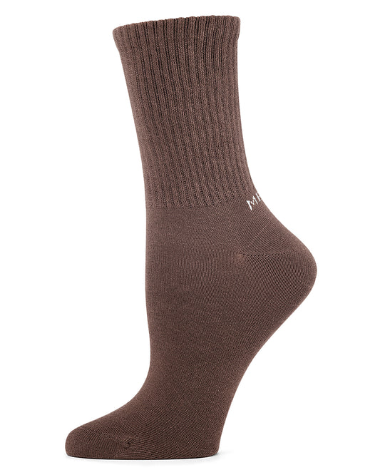 Women's 2 Pair Pack Thin Ribbed Crew Socks