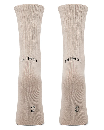 Women's 2 Pair Pack Thin Ribbed Crew Socks