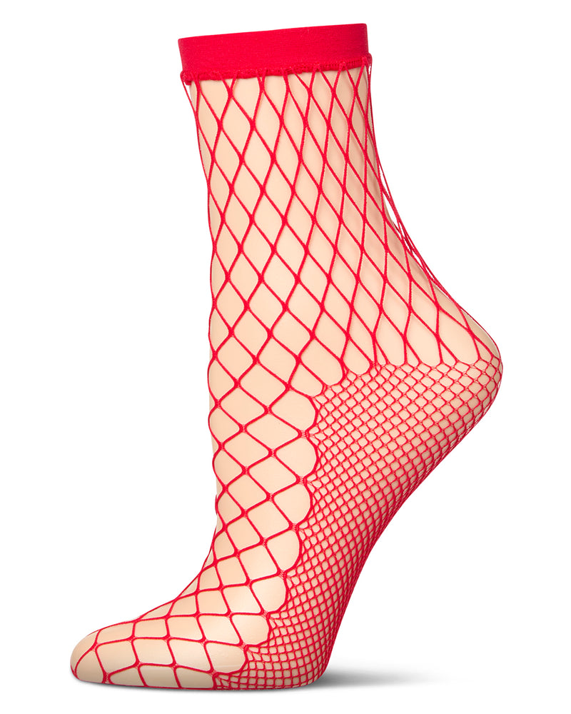 Women's Nothing But Net Fishnet Anklet Socks