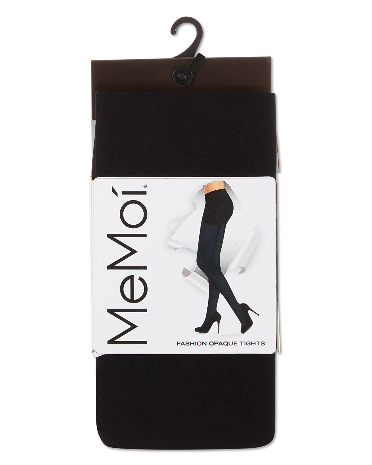 Women's Semi-Opaque FirmFit Control Top Tights : Color: Black