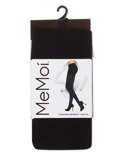 Women's Semi-Opaque FirmFit Control Top Tights : Color: Black