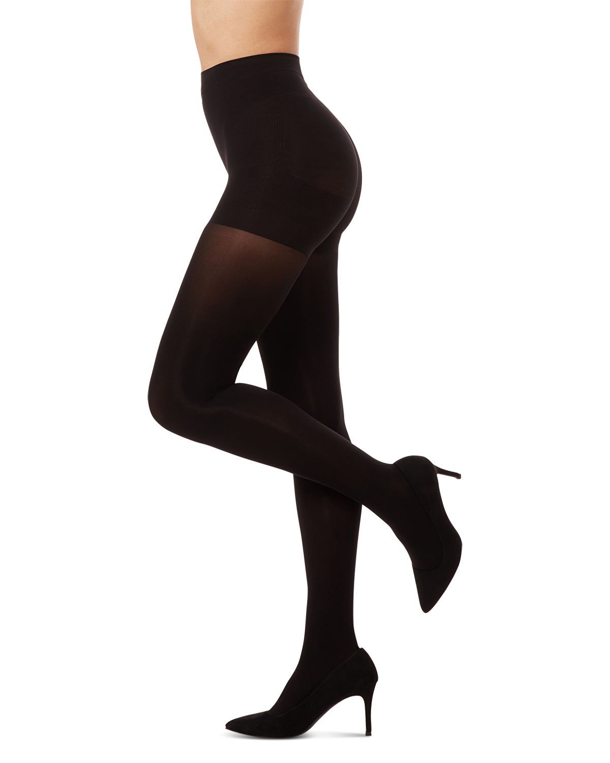 Women's FirmFit 70 Denier Control Top Tights : Color: Black