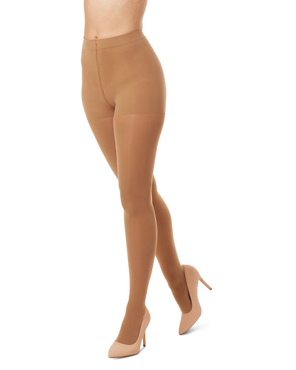 Women's FirmFit 70 Denier Control Top Tights : Color: Cork