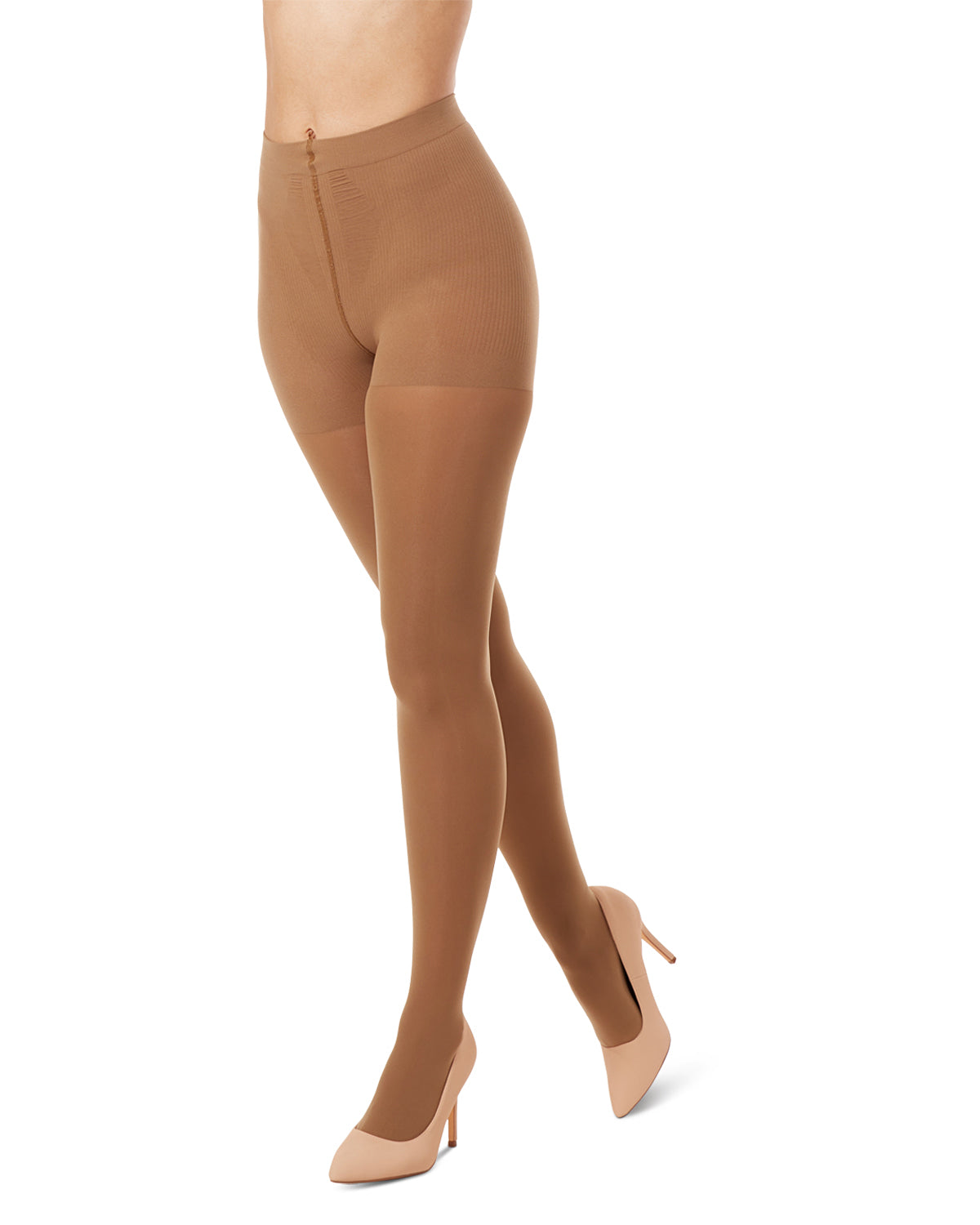 Women's FirmFit 70 Denier Control Top Tights : Color: Sunfair