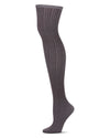 Women's Totally Textured Over The Knee Socks : Color: Brown Heather