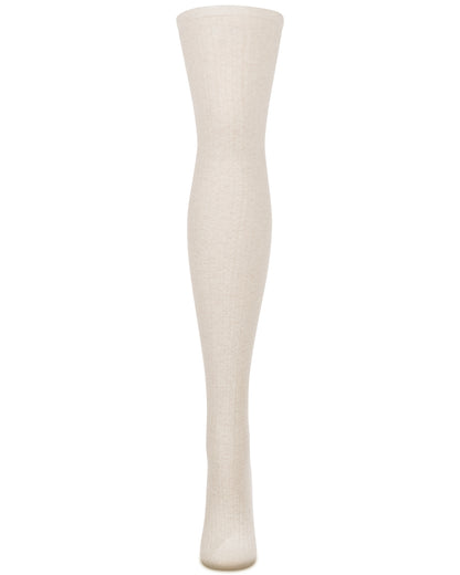 Women's Totally Textured Over The Knee Socks : Color: Black Heather