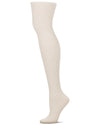 Women's Totally Textured Over The Knee Socks : Color: Ivory Heather