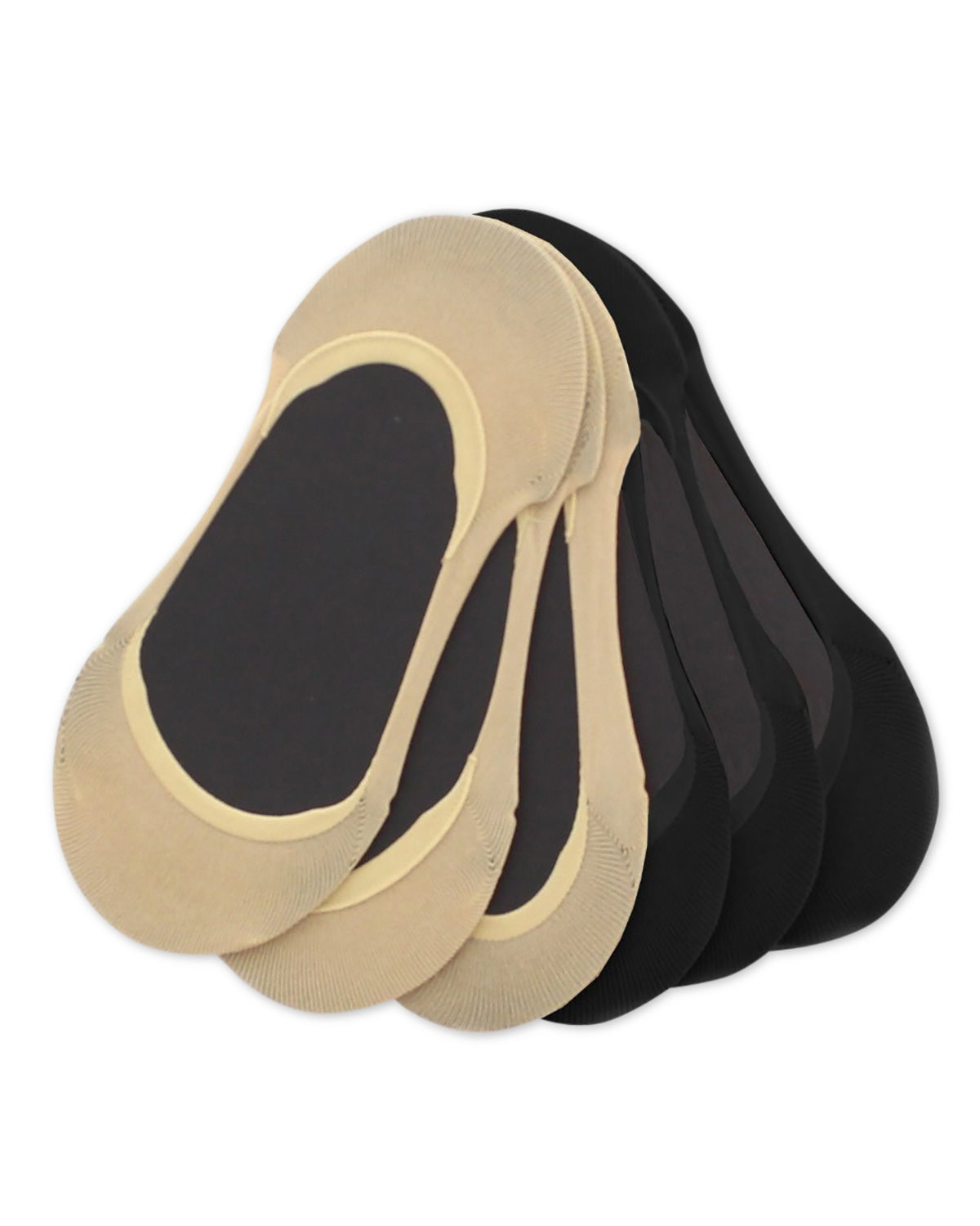 Opaque Seamless Shoe Liners 6-Pack