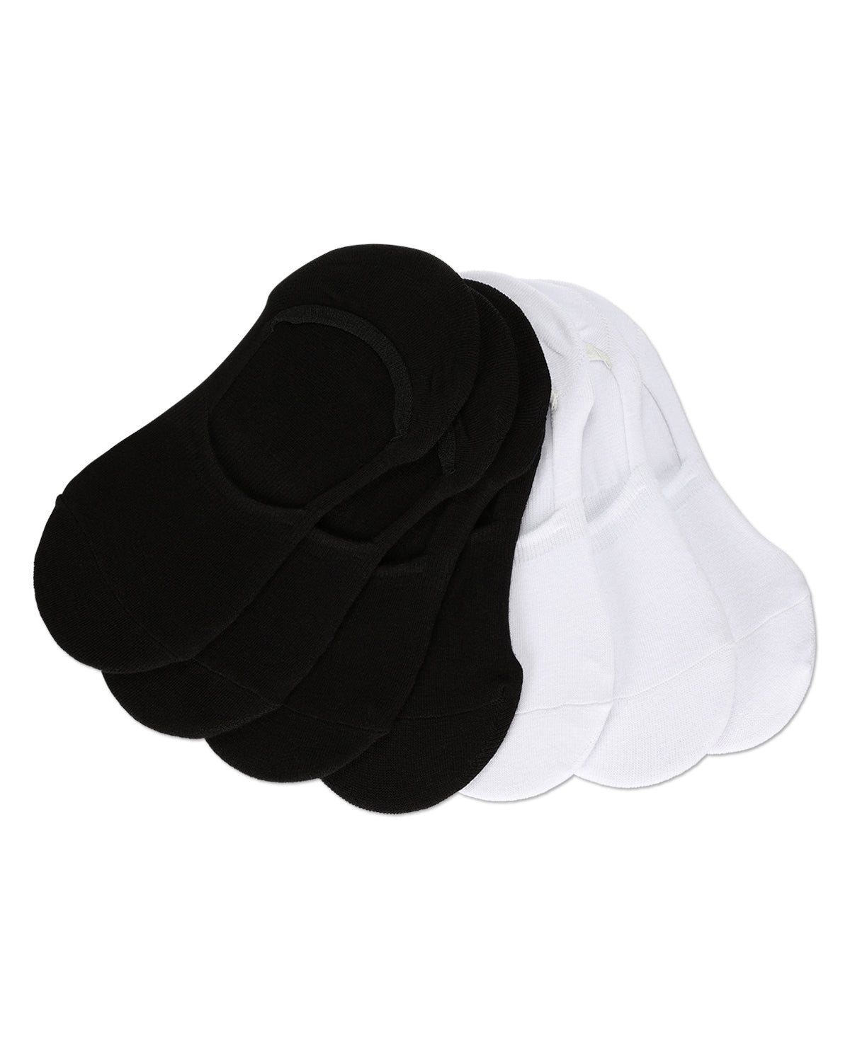 High-Cut Cotton Blend Sneaker Liner 7 Pack : Color: Gray/White/Black