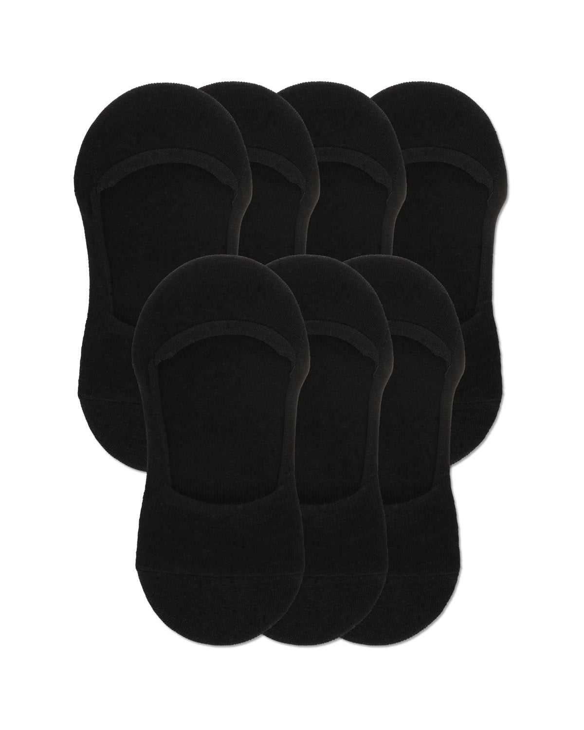 Mid-Cut Liner Cotton Blend Sock 7-Pack : Color: Black