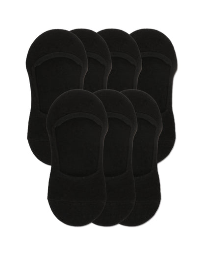 Mid-Cut Liner Cotton Blend Sock 7-Pack : Color: Black