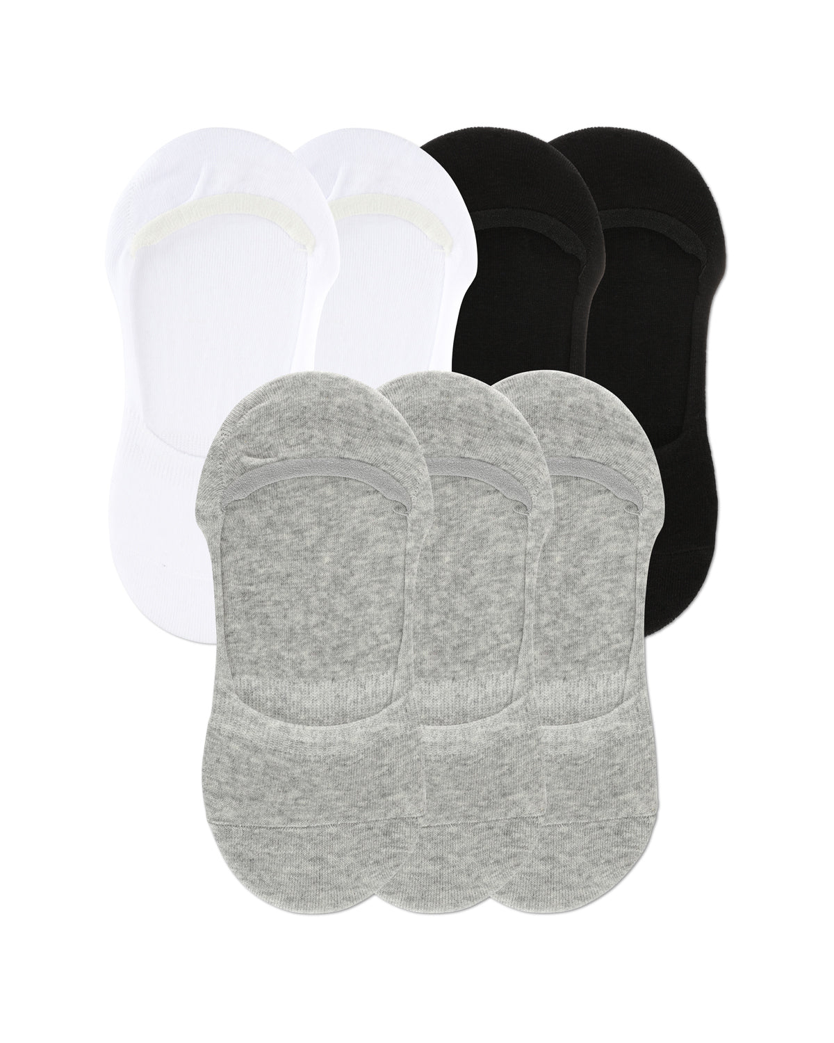 Mid-Cut Liner Cotton Blend Sock 7-Pack : Color: Black
