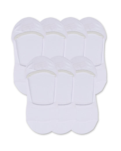 Mid-Cut Liner Cotton Blend Sock 7-Pack : Color: Black