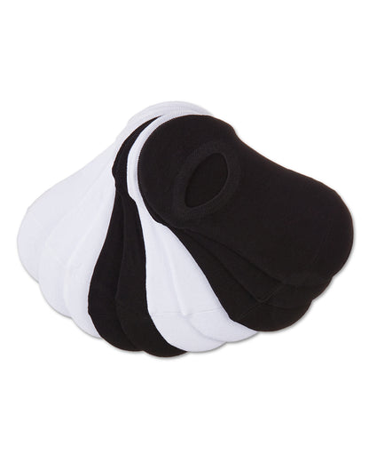 Women's 10 Pair Pack Cotton Blend No Show Sneaker Liners : Color: Heather Multi