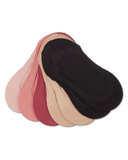 Women's 7 Pair Pack Fine Edge Liner Socks : Color: Blush
