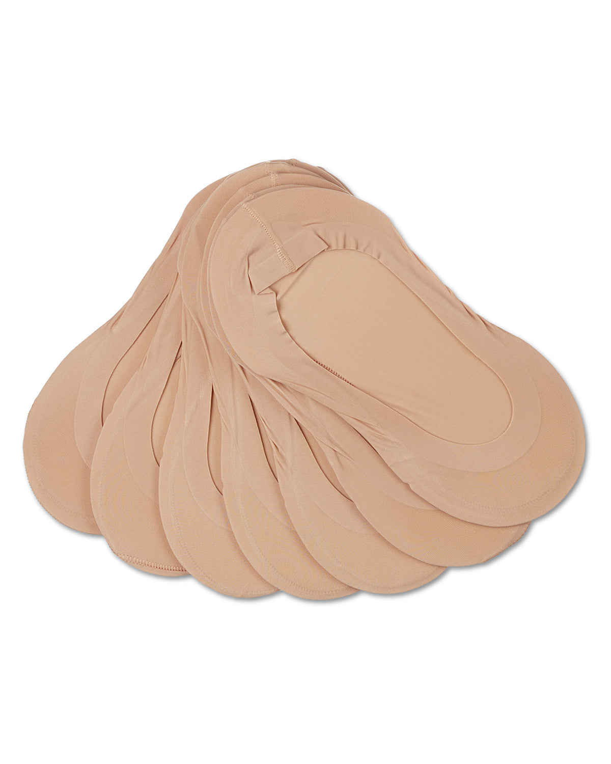 Women's 7 Pair Pack Fine Edge Liner Socks : Color: Nude