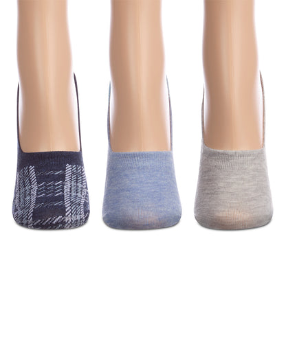 Women's 6 Pair Pack Plaid High Cut Liners