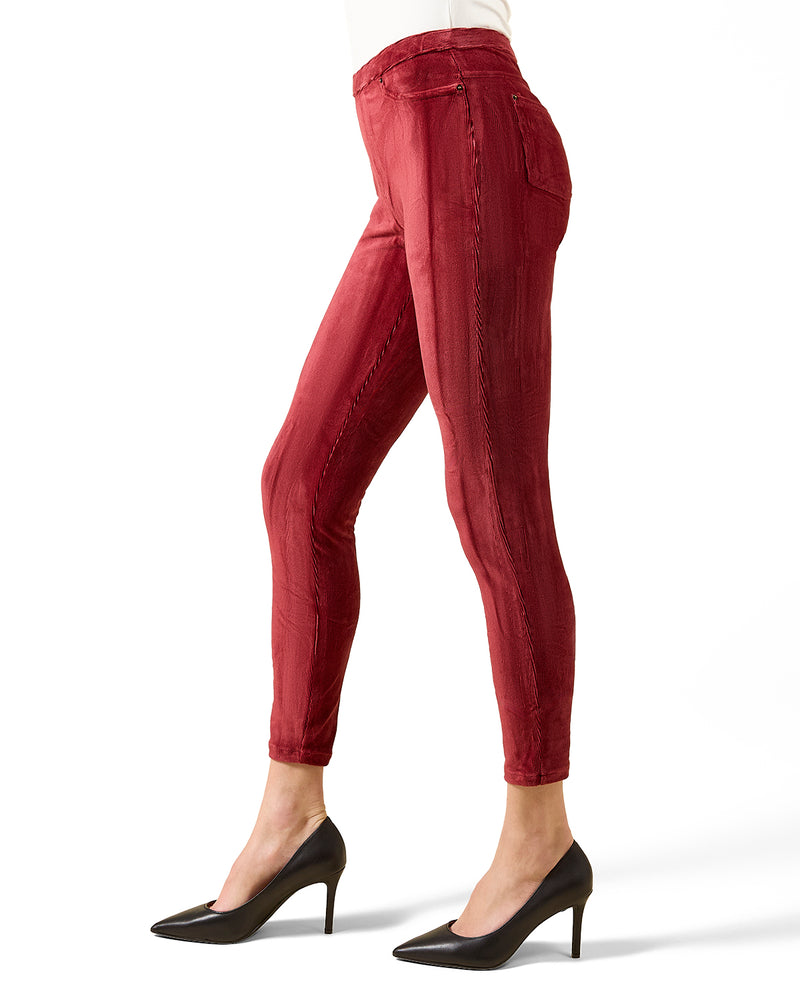 Thin-Rib Slim-Cut Stretch Corduroy Leggings