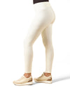 Women's Cotton Blend Basic Yoga Pants : Color: Ivory
