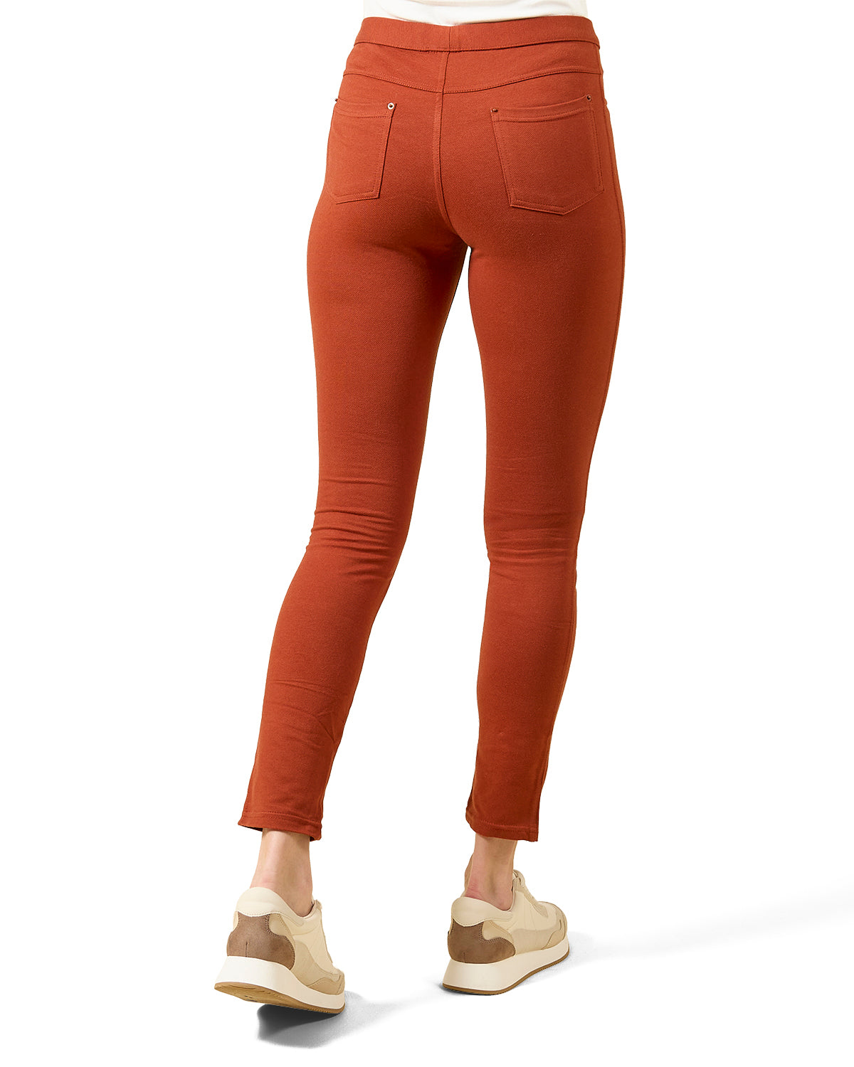 Pants-Style Cotton Blend Leggings : Color: Arabian Spice