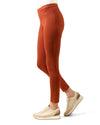 Pants-Style Cotton Blend Leggings : Color: Arabian Spice