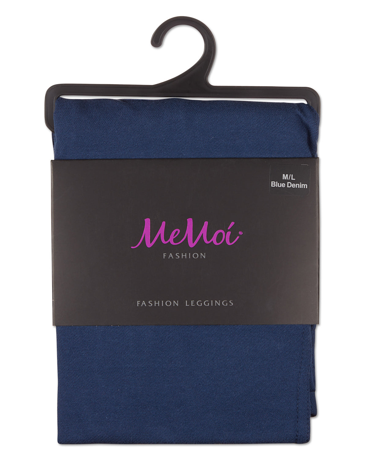 Pants-Style Cotton Blend Leggings : Color: Blue Denim