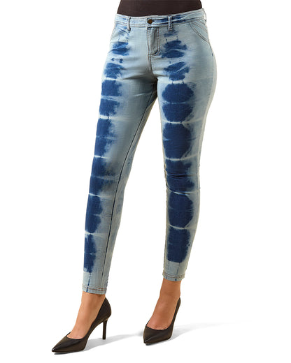 Vintage 80's Style Acid Wash Jean Leggings