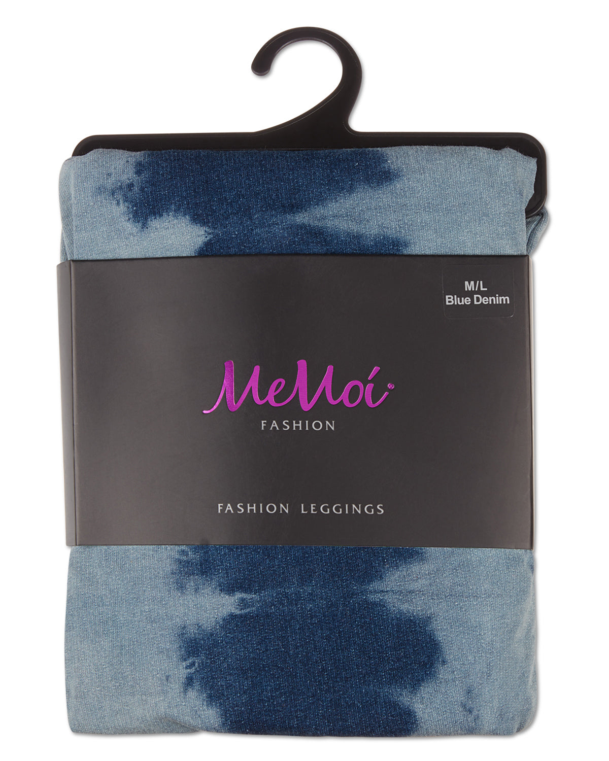 Vintage 80's Style Acid Wash Jean Leggings : Color: Blue Denim