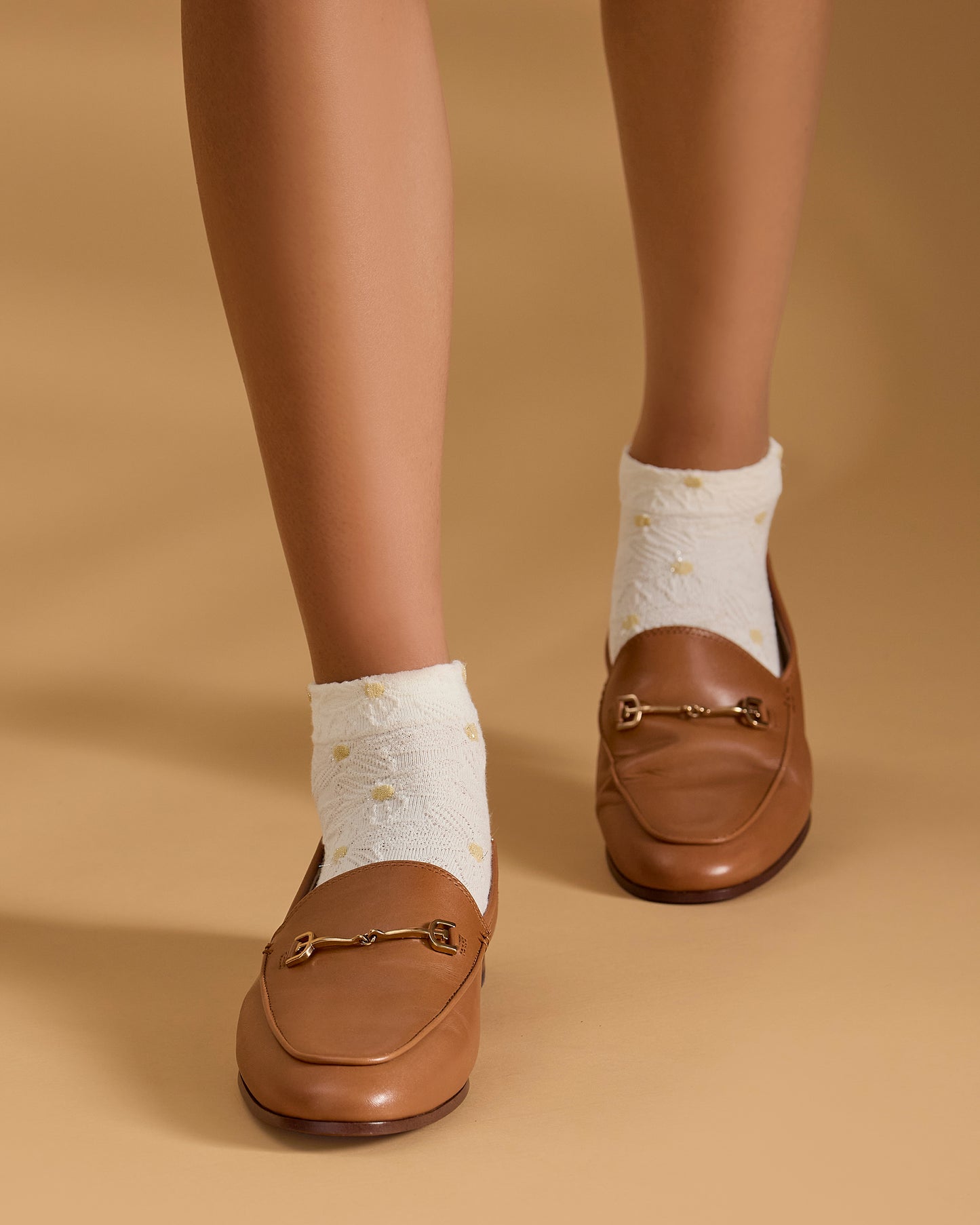 Women's Cotton-Rich Floral 3D-Textured Shortie Ankle Sock