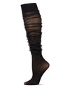 Women's Fashionista Slouchy Knee High Socks : Color: Black