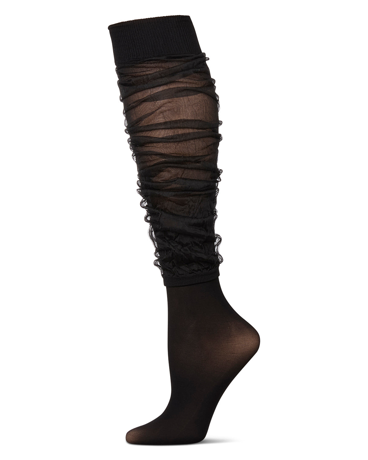 Women's Fashionista Slouchy Knee High Socks : Color: Black