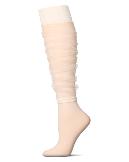 Women's Fashionista Slouchy Knee High Socks : Color: Ivory