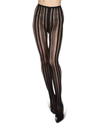 Soft & Breathable Variant Net Tights : Color: Black