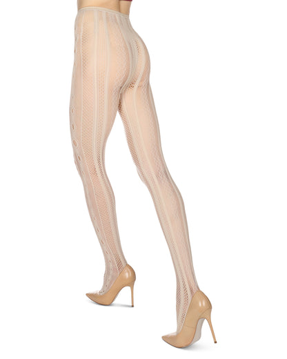 Soft & Breathable Variant Net Tights : Color: Black