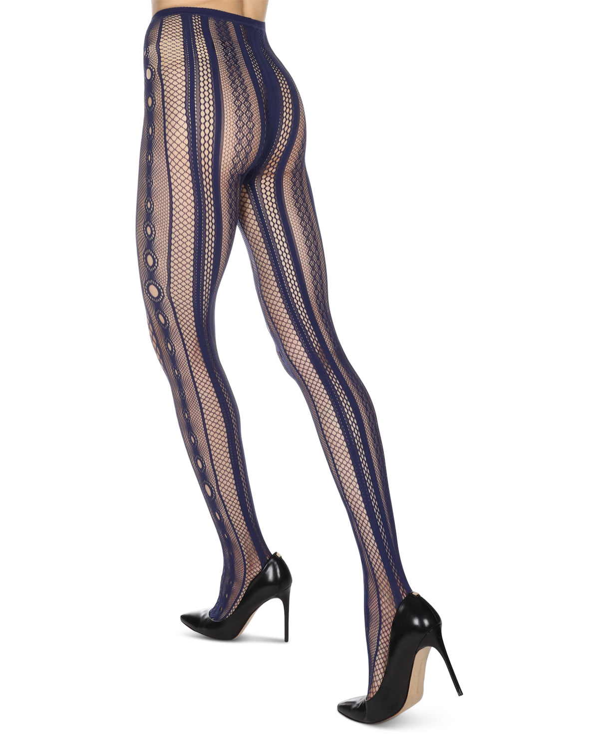 Soft & Breathable Variant Net Tights : Color: Black