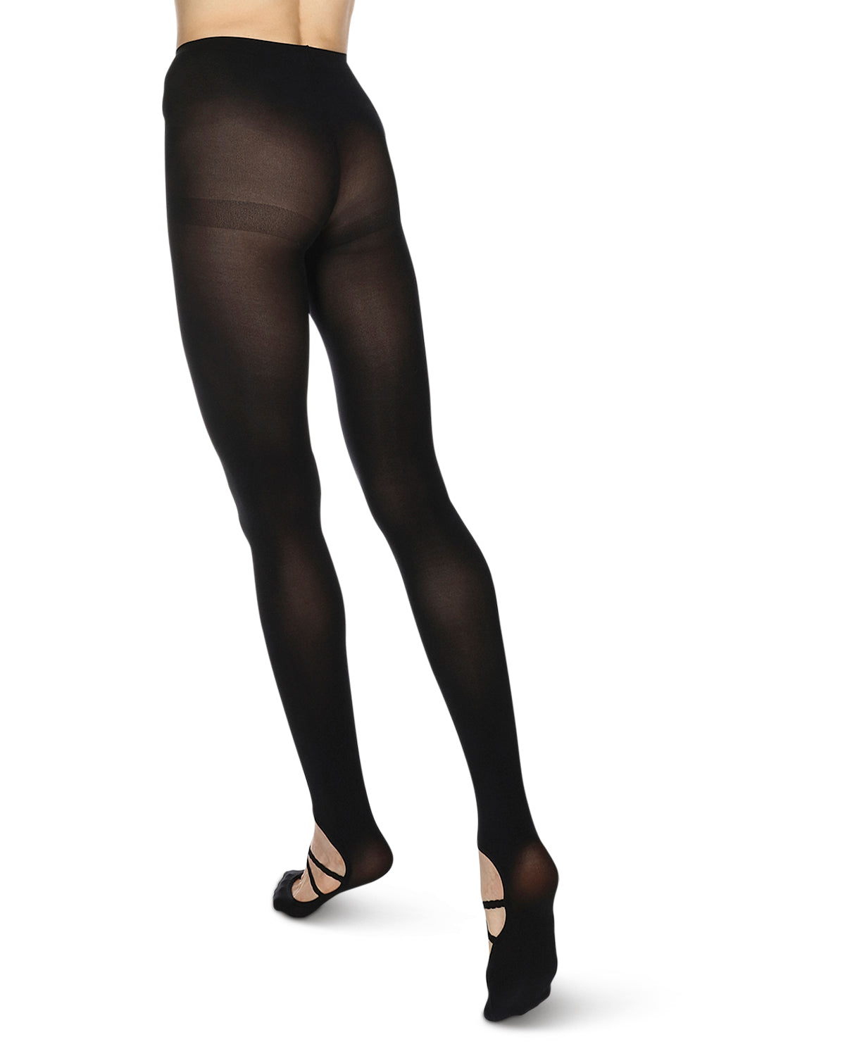 Criss Class Semi-Footless Tights : Color: Black