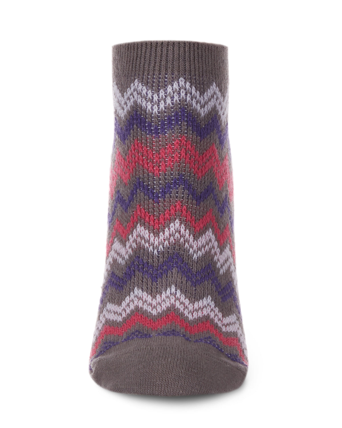 Color Zag Running Soft-Fit Cotton-Rich Low Cut Women's Socks : Color: Black