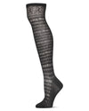 Elegante Over The Knee Warm Cotton Blend Socks : Color: Black