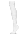 Elegante Over The Knee Warm Cotton Blend Socks : Color: White