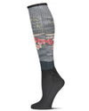 Women's Floral Exotica Ribbed Over The Knee Socks