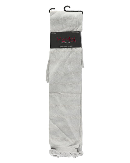 Femme Wave Cotton Blend Over The Knee Warm Socks : Color: Peach